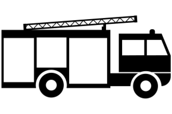 Simplistic Illustration of a Fire Truck