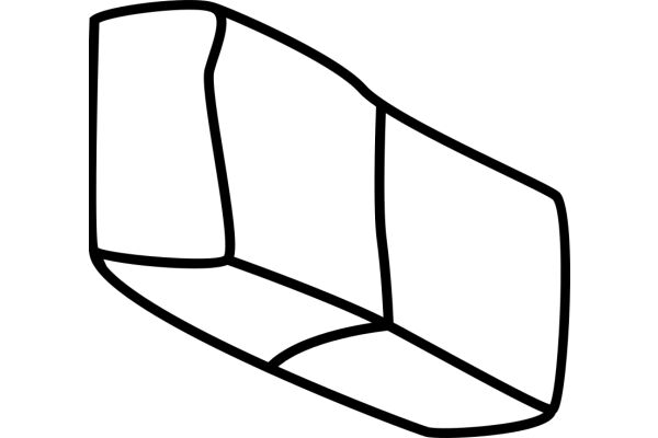 Simplistic Line Drawing of a Chair