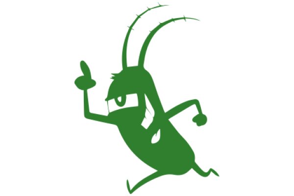 Green Cartoon Character: A Friendly and Approachable AI Mascot