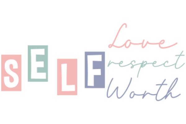 Colorful Affirmations: Love, Respect, and Worth