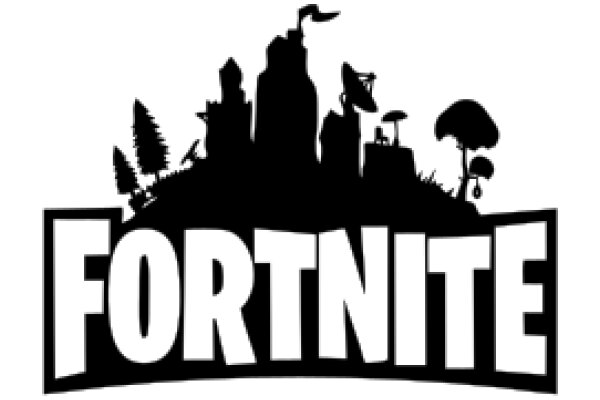 Fortnite: A Silhouette of a Cityscape with the Game's Logo