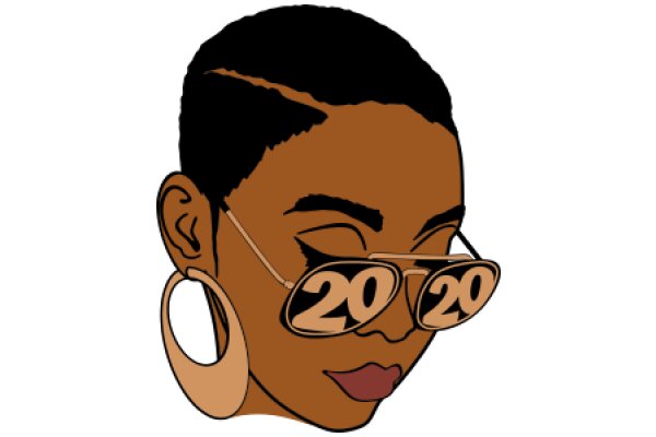 Stylish 2020 Fashion: A Trendy Look with Large Hoops and 2020 Sunglasses