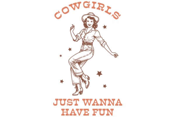 Cowgirls Just Wanna Have Fun: A Playful Poster for the Cowgirls' Gathering