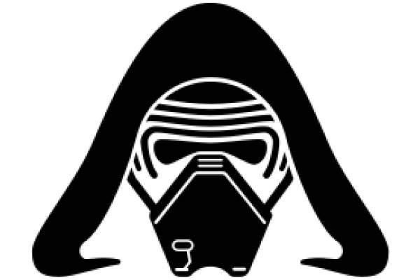 A Logo of a Character with a Mask and Cape