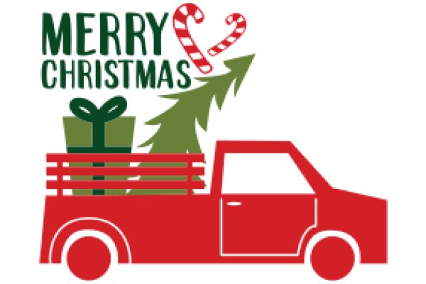 Merry Christmas: A Festive Truck Delivery