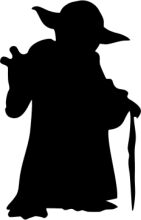 A Silhouette of a Jedi Knight, Ready for Adventure