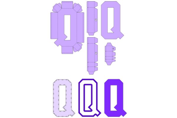 A Collection of Purple Qs: A Visual Exploration of Typography and Design