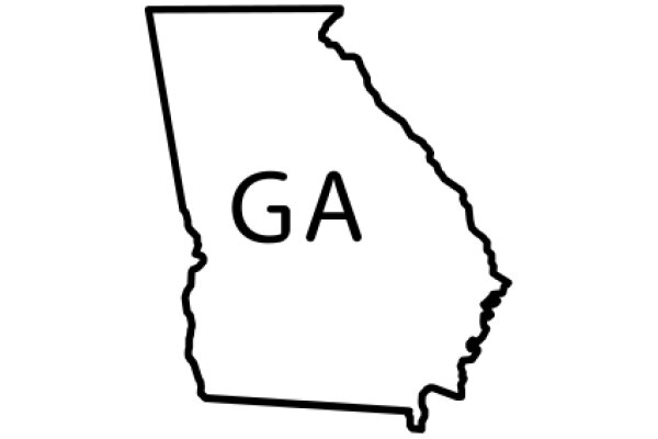 Simplified Georgia State Map