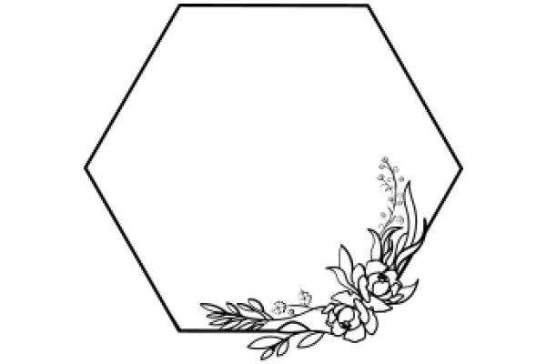 A Flowery Welcome: AHexagon with a Flowery Border