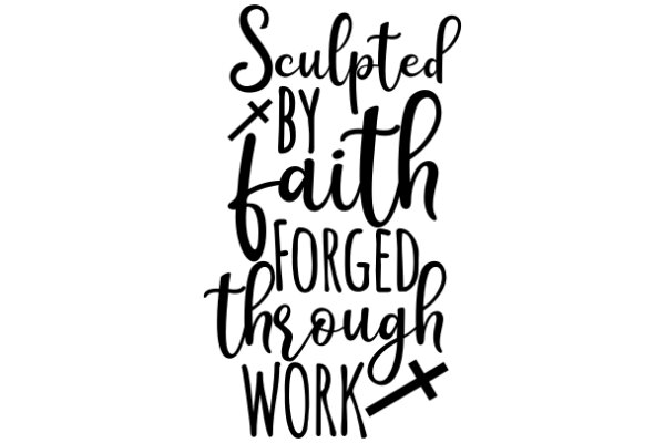 Handcrafted Scripture Art: Sculpted by Faith, Forged through Work