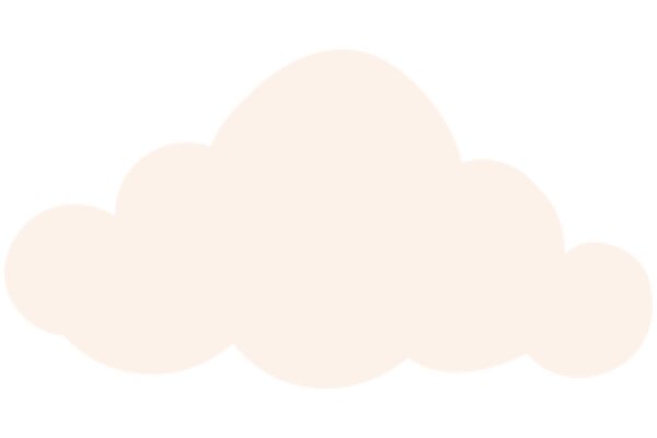 Soft, Pastel Clouds in a White Sky