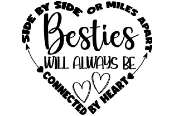 A Heartfelt Promise: Side by Side, Besties Will Always Be Connected by Heart