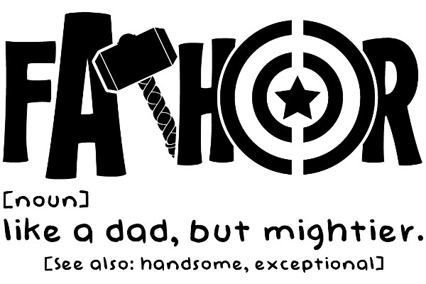 Father's Day Gift Idea: A Humorous Poster for the Avengers Fan