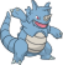 A Friendly Blue Pokémon with a Smile