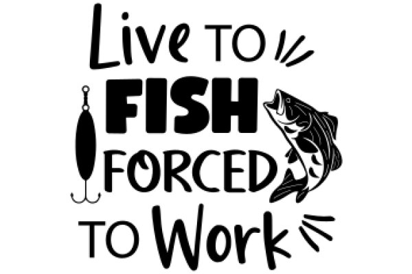 Live to Fish, Fish to Work: A Motivational Poster for Anglers