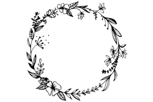 Elegant Floral Wreath: A Timeless Symbol of Nature's Beauty