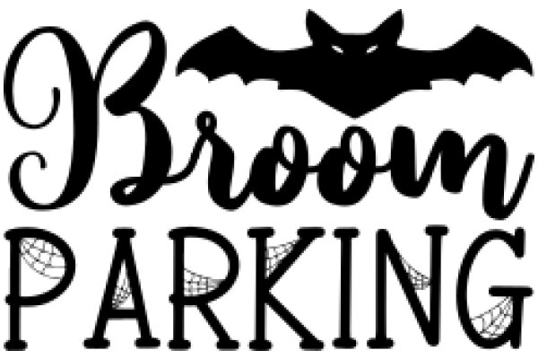 Bat-themed Sign for a Spooky Halloween Event