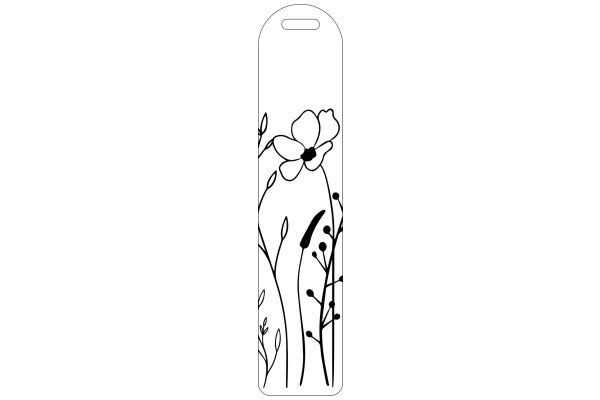 A Flowery Scene on a Phone Case