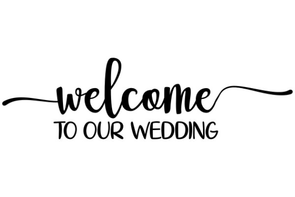 Welcome to Our Wedding: A Symbol of Love and Commitment