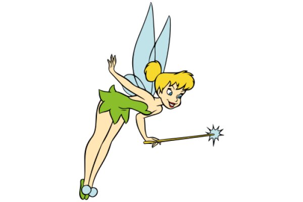 Whimsical Adventures: A Tale of Tinkerbell and Her Magic Wand