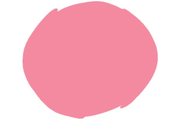 A Soft Pink Oval