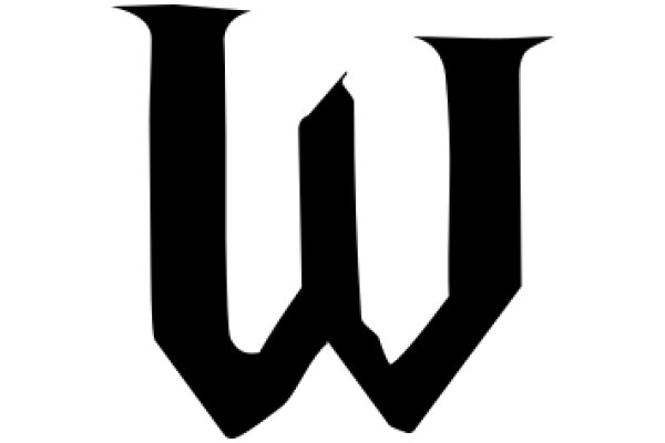 Stylized Letter 'W' in