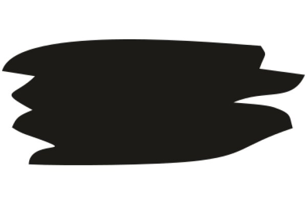 Silhouette of a Stylized Shark