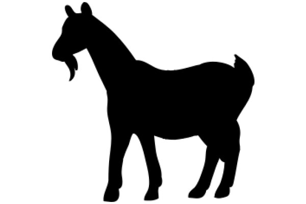 A Silhouette of a Horse with a Unique Twist