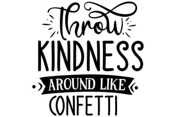 Inspirational Quote: 'Throw Kindness Around Like Confetti'