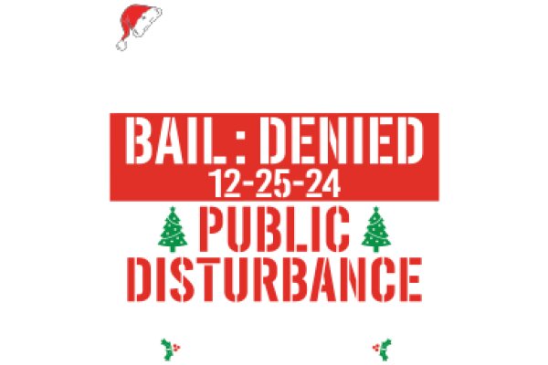 Bail Denied: Public Disturbance, 12-25-24