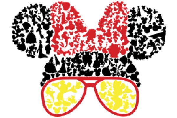 Mickey Mouse Ears and Sunglasses: A Playful Artwork