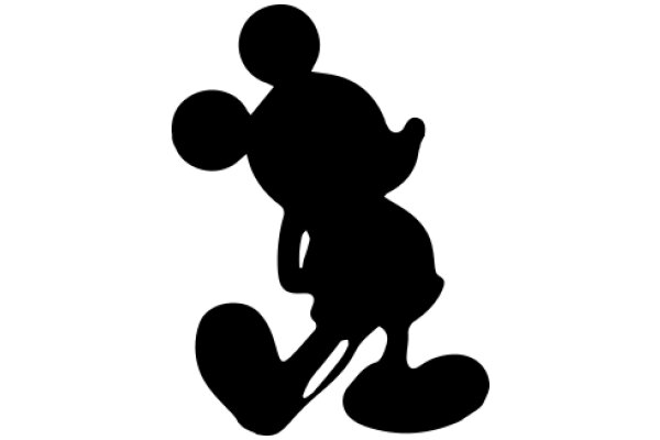 Silhouette of Mickey Mouse: A Classic Icon