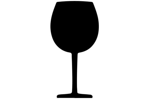 A Simple Illustration of a Wine Glass