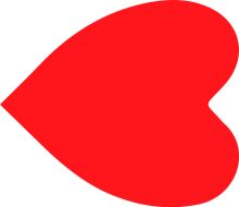 A Red Heart Shaped Logo