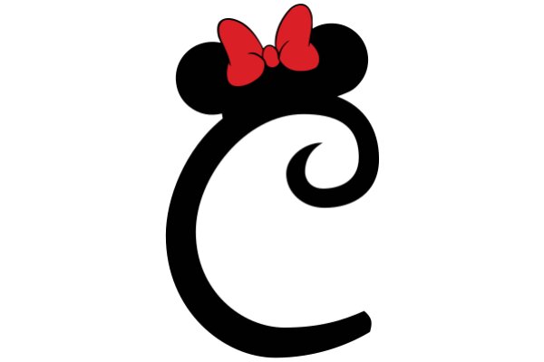 Minimalist Mickey Mouse Logo