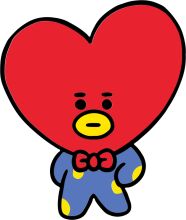 A Cute Cartoon Heart with a Bowtie, Standing Proudly