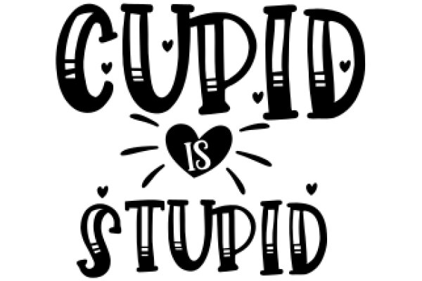 Cupid's Playful Proclamation: 'Cupid is Stupid'