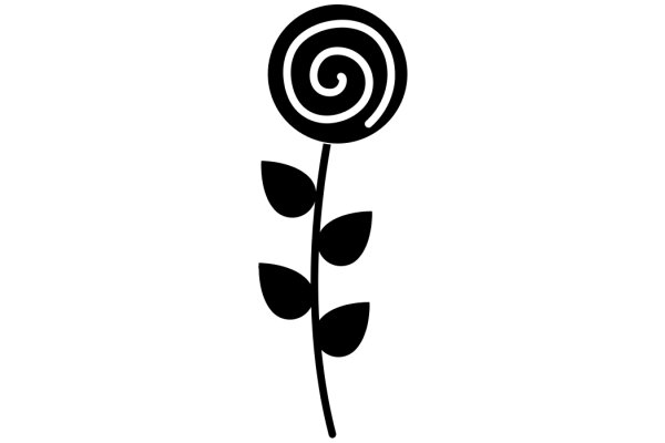 Simplicity in Design: A Swirl Flower