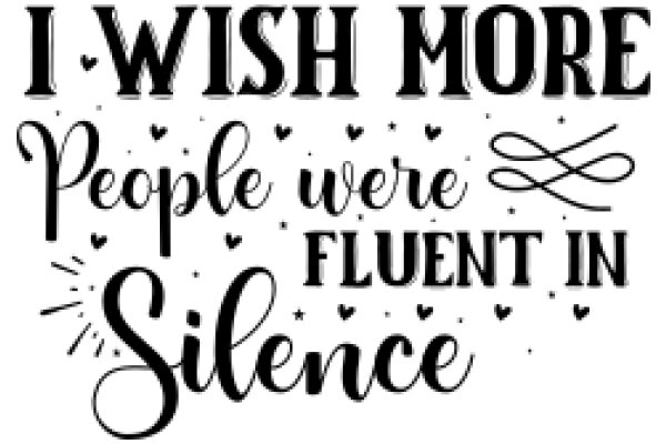 Wishing for More Fluent Silence