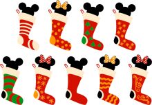 A Festive Collection of Disney-themed Christmas Stockings