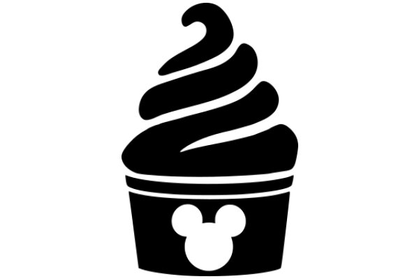 A Delightful Illustration of a Disney-themed Ice Cream Cone