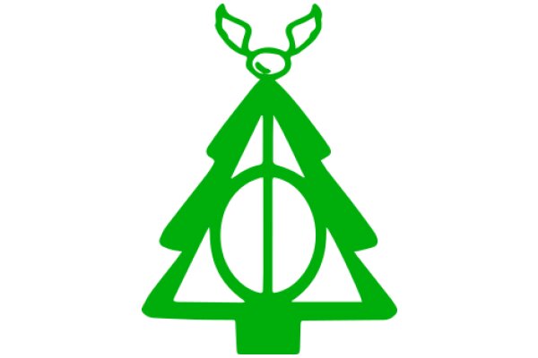 A Festive Christmas Tree Logo