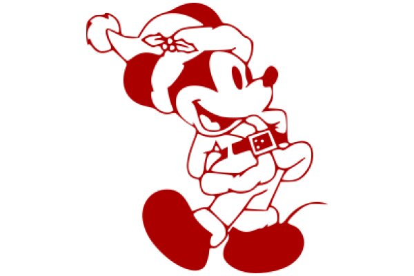 Mickey Mouse: A Classic Character in Red and White