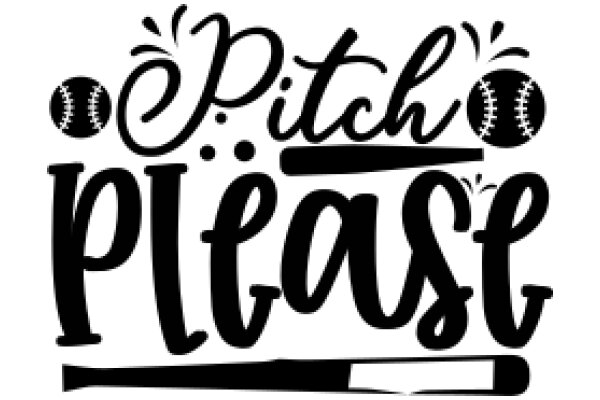 Pitch Please: A Graphic Design for a Baseball-themed Sign