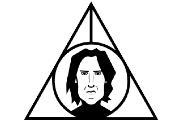 A Symbolic Portrait of a Man in a Triangle