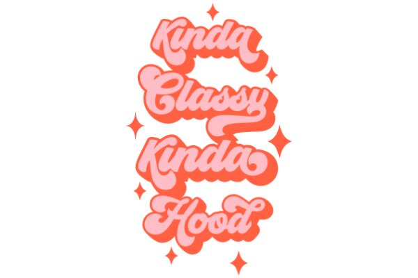 Stylish Logo for a Brand Named 'Kinda Classy Kinda Hood'