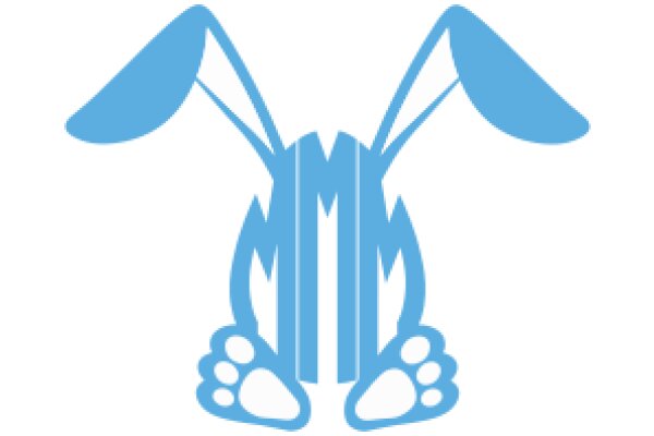 Stylized Blue Bunny Logo