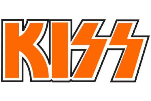 Vibrant Orange KISS Logo