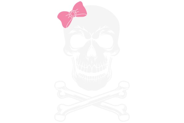 A Pink Bow on a Skull: A Unique Combination of Life and Death