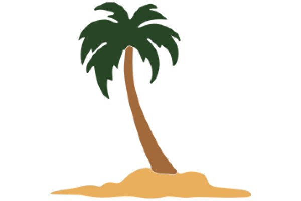 A Simple, Yet Charming, Illustration of a Palm Tree